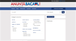 Desktop Screenshot of anunta.bacaul.ro